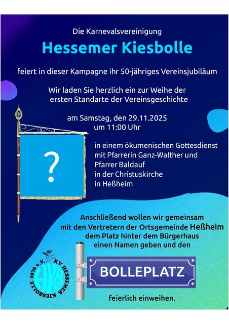 Standartenweihe | Foto: Hessemer Kiesbolle