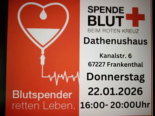 Veranstaltung von Deutsches Rotes Kreuz Ortsverein Oggersheim-Ruchheim e.V. 
🩸 Blutspende am 22.Januar 2026
Starte das neue Jahr mit einer guten Tat! Mit deiner Blutspende hilfst du, Leben zu retten und die Versorgung in unserer Region sicherzustellen. Jede Spende zählt – komm vorbei und mach mit!
Terminreservierung:
https://terminreservierung.blutspendedienst-west.de/... | Foto: Unbekannt 