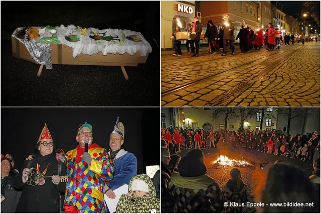 Weitere Fotos siehe: https://www.durlacher.de/galerie/2026/februar/17-fastnachtsbeerdigung-in-durlach | Foto: Klaus Eppele