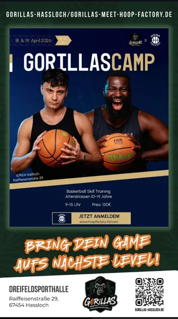 Wer hat Spaß an Basketball 🏀...

Das Supercamp  | Foto: Gorilla 