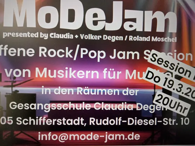 Du hast Lust auf regelmäßige, ungezwungene Jam-Sessions und willst neue Musiker kennenlernen?
Dann komm vorbei😎
Wir sind inzwischen im dritten Jahr unserer offenen Sessions in der Gesangsschule Claudia Degen in Schifferstadt. Du singst oder spielst ein Instrument? Du willst dich ausprobieren oder suchst neue Impulse? Jeder ist willkommen. Der Spaß zählt, nicht Perfektion.
Eine kleine Bühne wartet auf dich. Drums, Amps, Keyboard und Mikrofone stehen bereit.
Zeit
20:00 bis 22:30
Ort
Gesangsschule Claudia Degen
Rudolf-Diesel-Straße 10
67105 Schifferstadt
Organisation
Claudia und Volker Degen
Roland Moschel
Infos
Persönlich, Whatsapp, Messenger oder Tel: 0162 2966198
Bring dein Instrument mit und spiel mit uns.
Du willst nur zuschauen? Gehört dazu.
Teile die Sessions gern mit Freunden, die jammen möchten. So wächst unsere kleine Community weiter. | Foto: GUBO 