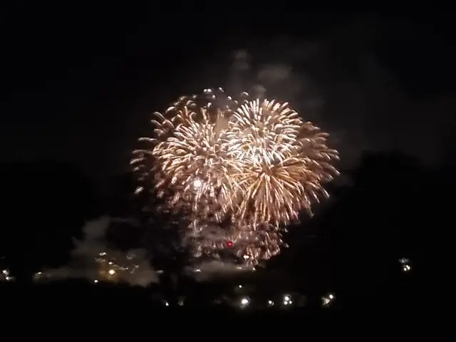 Feuerwerk 1/2... Lichter über den Brühlwiesen | Foto: Petra Mäurer